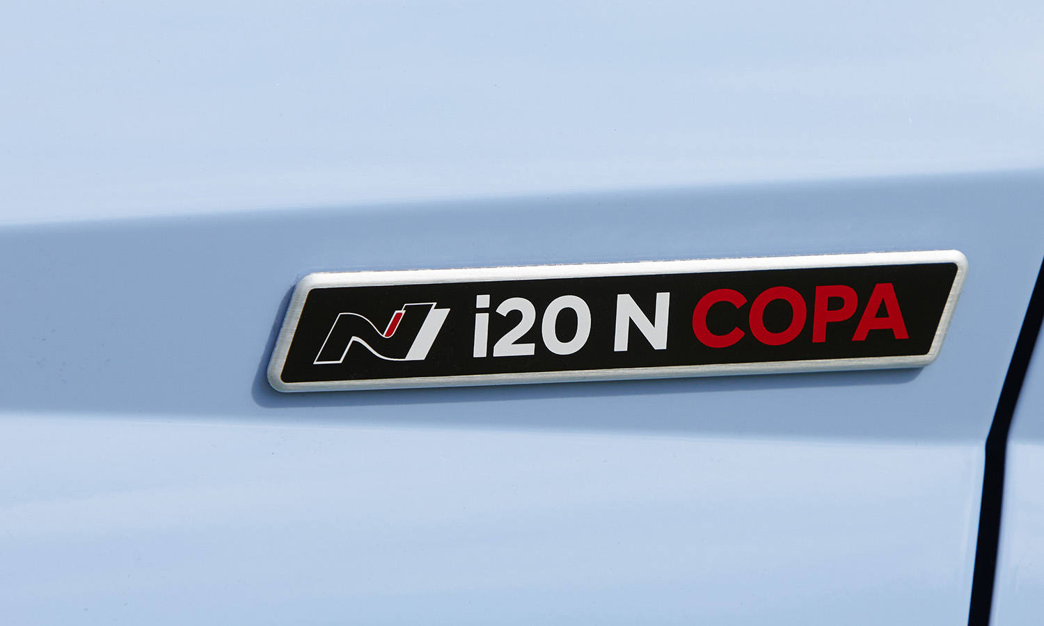 Hyundai i20 N Copa anagrama