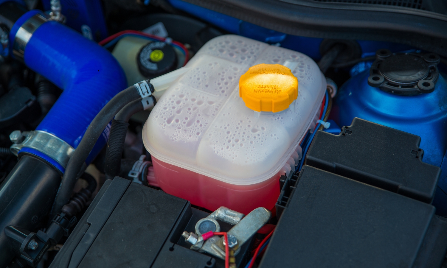 inyección de agua en motor diésel