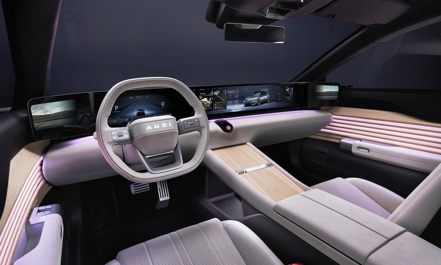 Audi e Concept China SAIC interior