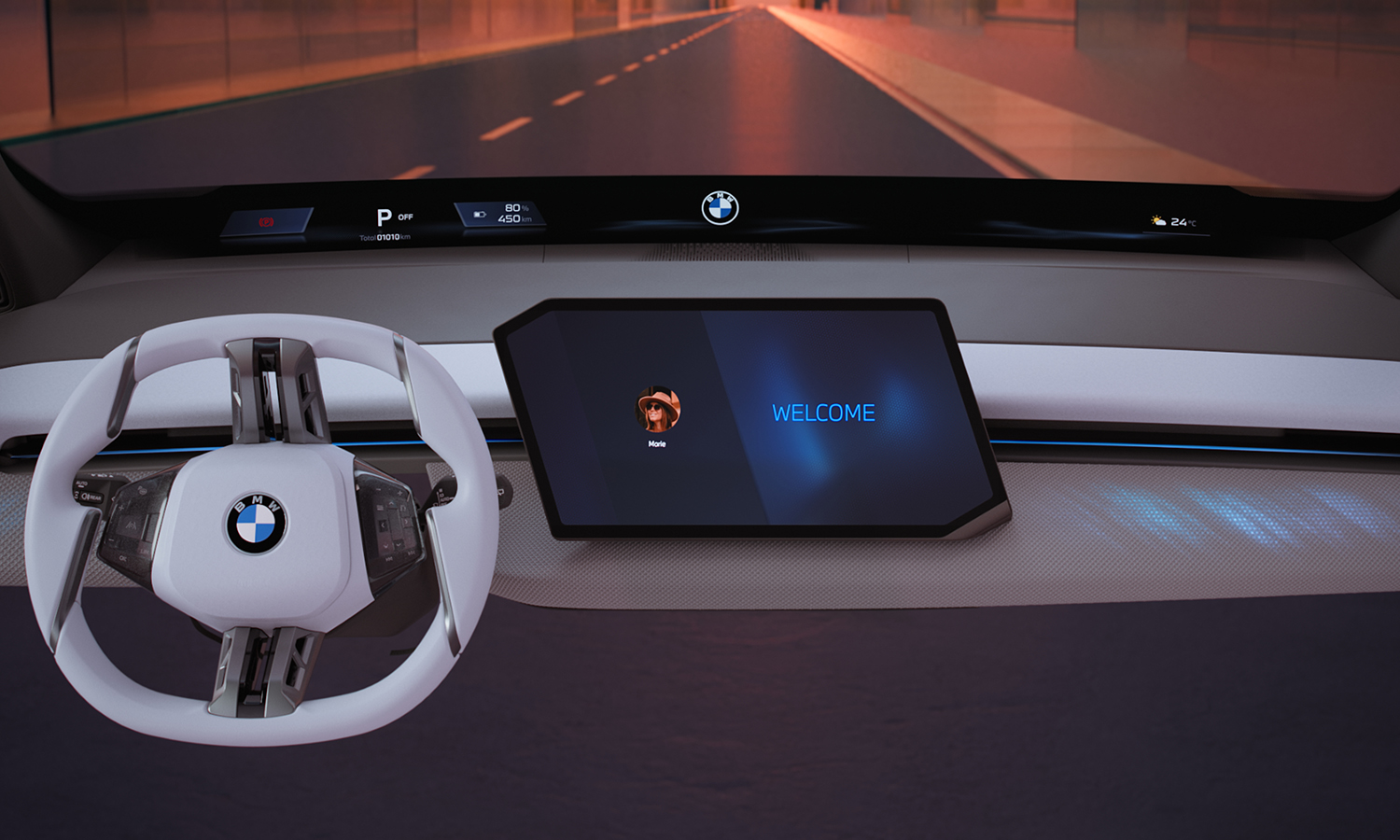 BMW Panoramic idrive salpicadero