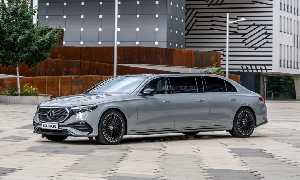 Mercedes-Benz Clase E 6door front-side render by Kolesa