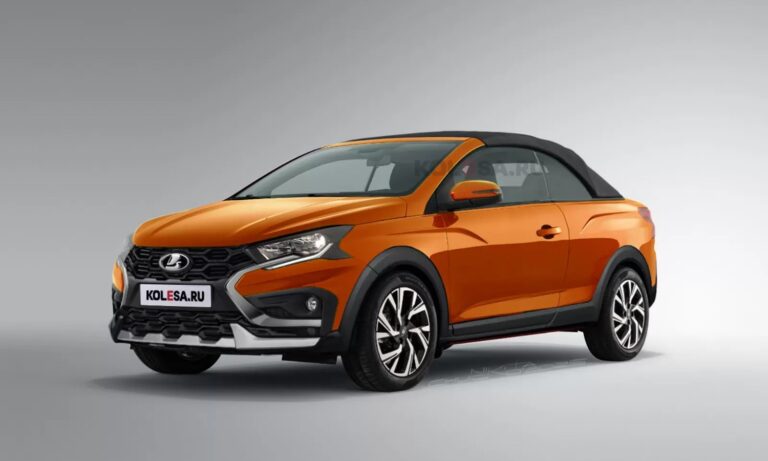 Nuevo Lada Iskra Cross Cabrio Cross-Cabriolet front-side render by Kolesa