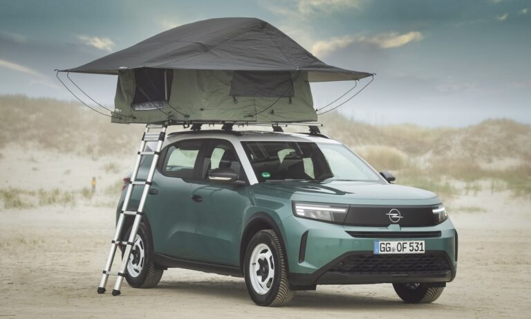 El nuevo Opel Frontera integra una tienda de techo Thule 1