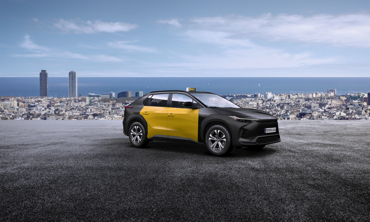 Taxi Barcelona- Toyota bZ4X