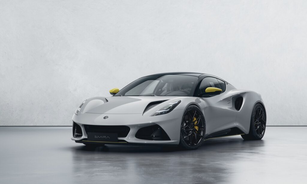 Lotus Emira-Turbo-SE-Racing-Line-Ice-Grey-Yellow-Accents