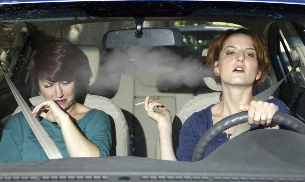 Prohibido fumar en el coche 2
