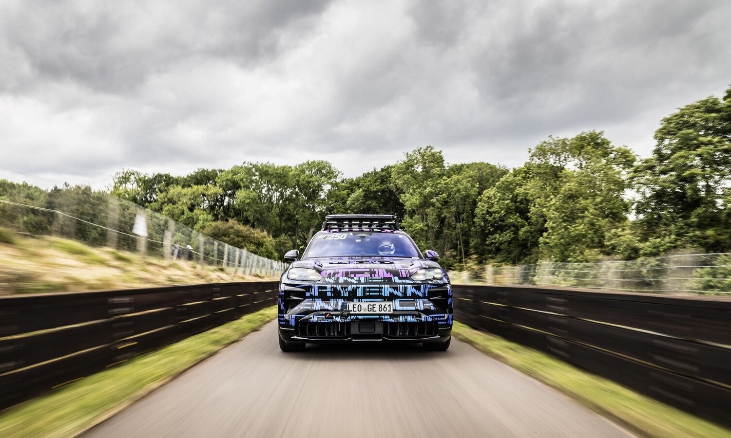 Porsche Cayenne Electric official test drive 0