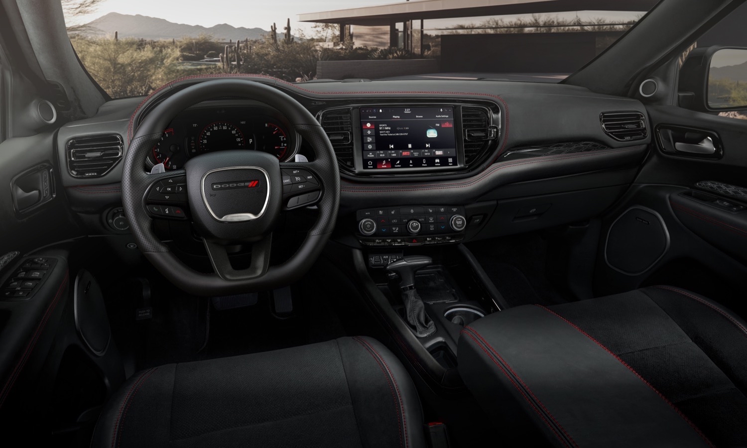 2026 Dodge Durango R/T Premium Blacktop Redline interior.