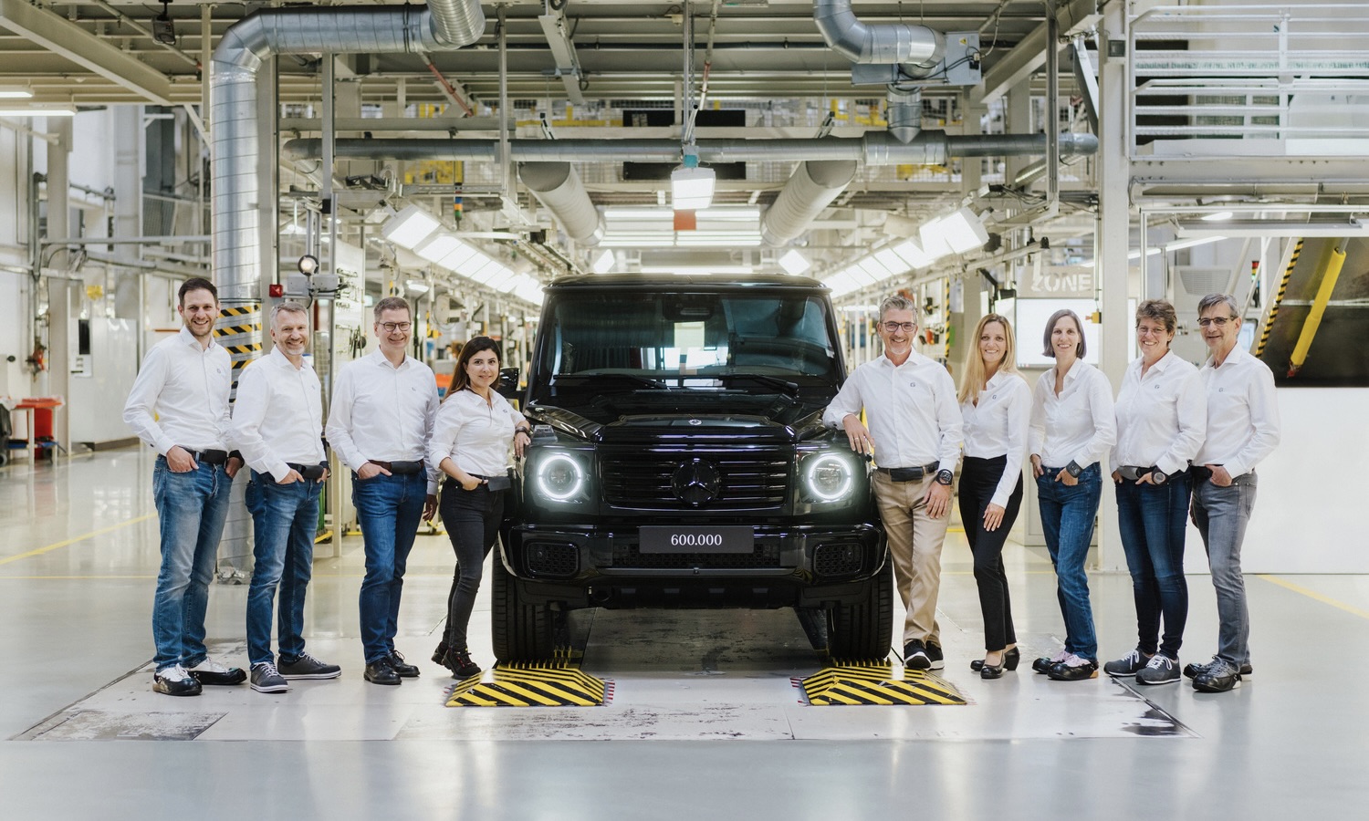 600.000. Mercedes-Benz G-Klasse: Erfolgsgeschichte geht weiter600,000th Mercedes-Benz G-Class: Success story continues