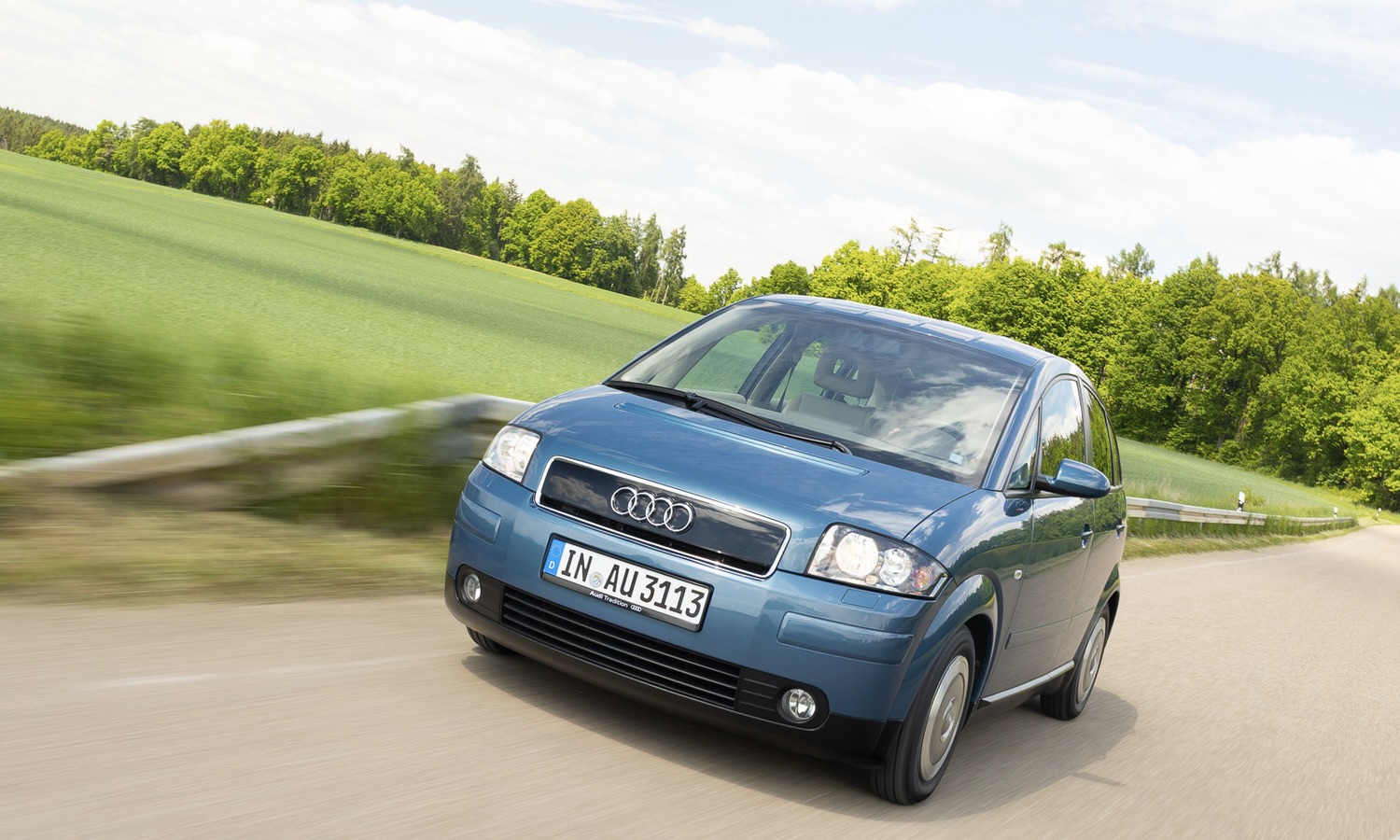 Leading light: the Audi A2 launched 25 years ago
