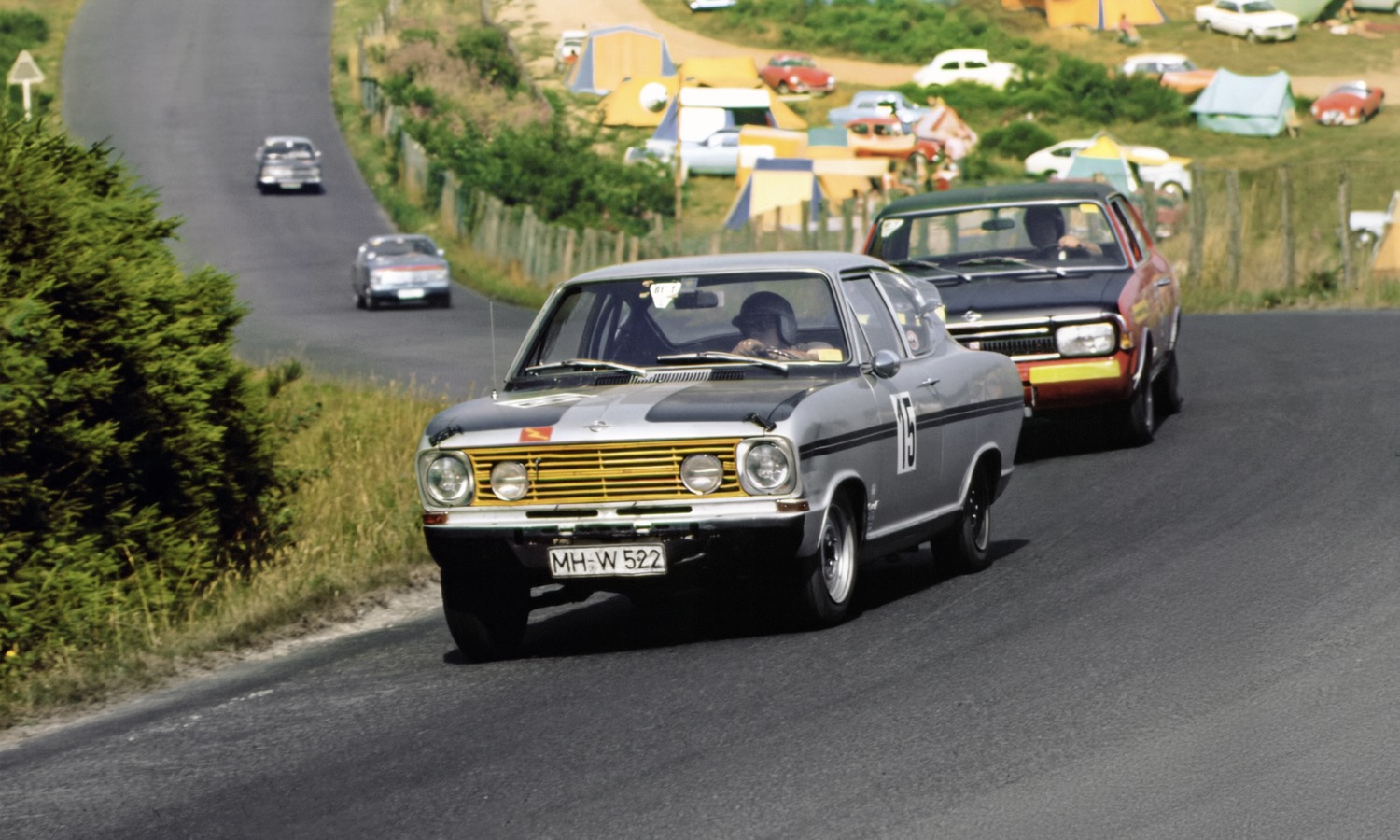 Opel Kadett B Rallye on the Nrburgring