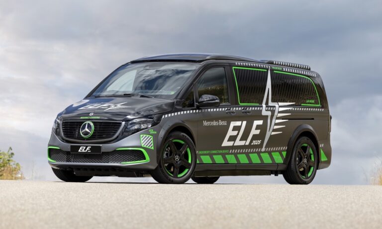 Mercedes-Benz ELF: Laden von Elektrofahrzeugen neu gedachtMercedes-Benz ELF: a novel approach to charging electric vehicles