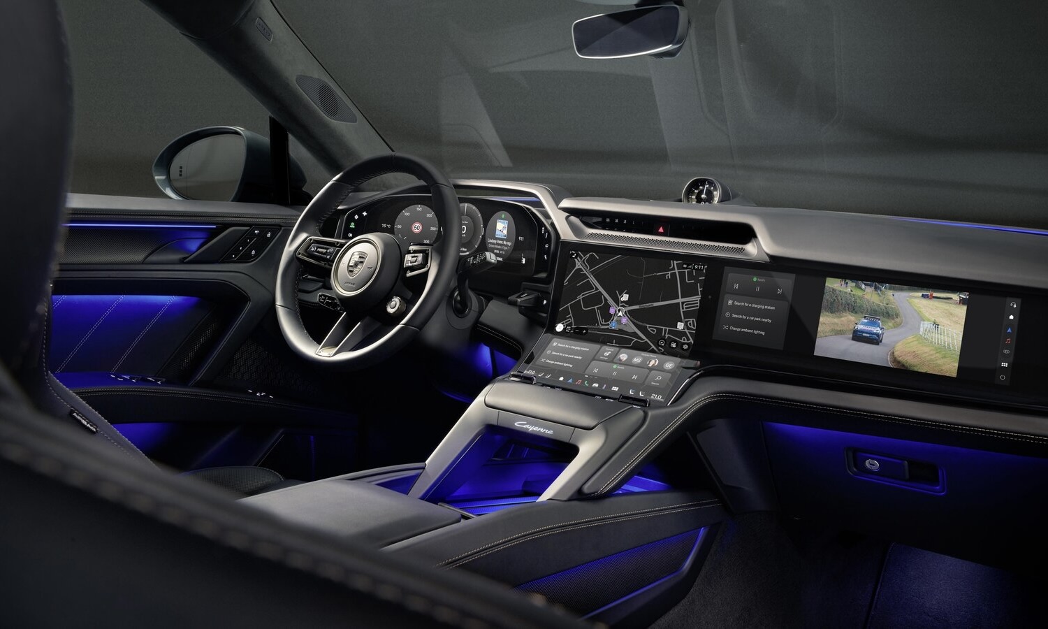 Porsche Cayenne Electric interior 1