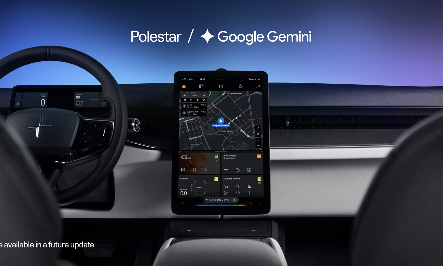Google Gemini coming to all Polestar models
