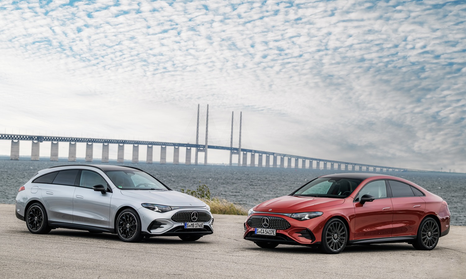 Mercedes-Benz CLA und Weltpremiere des CLA Shooting Brake in Kopenhagen, 2025. Mercedes-Benz CLA and world premiere of the CLA Shooting Brake with EQ Technology in Copenhagen, 2025.