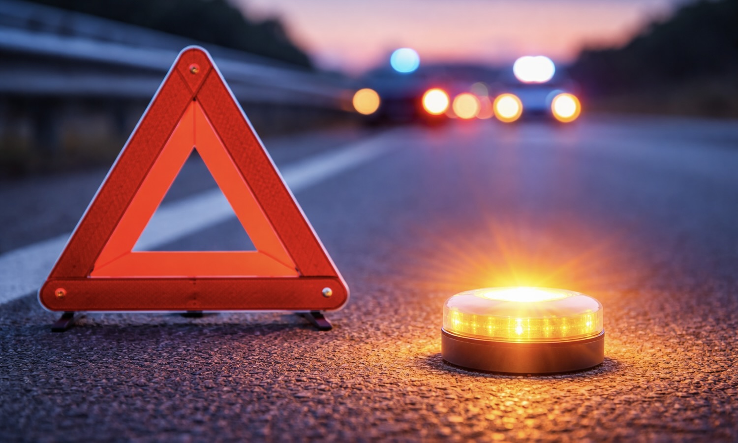 ¿Te pueden multar por usar los triángulos de emergencia con la baliza V-16?