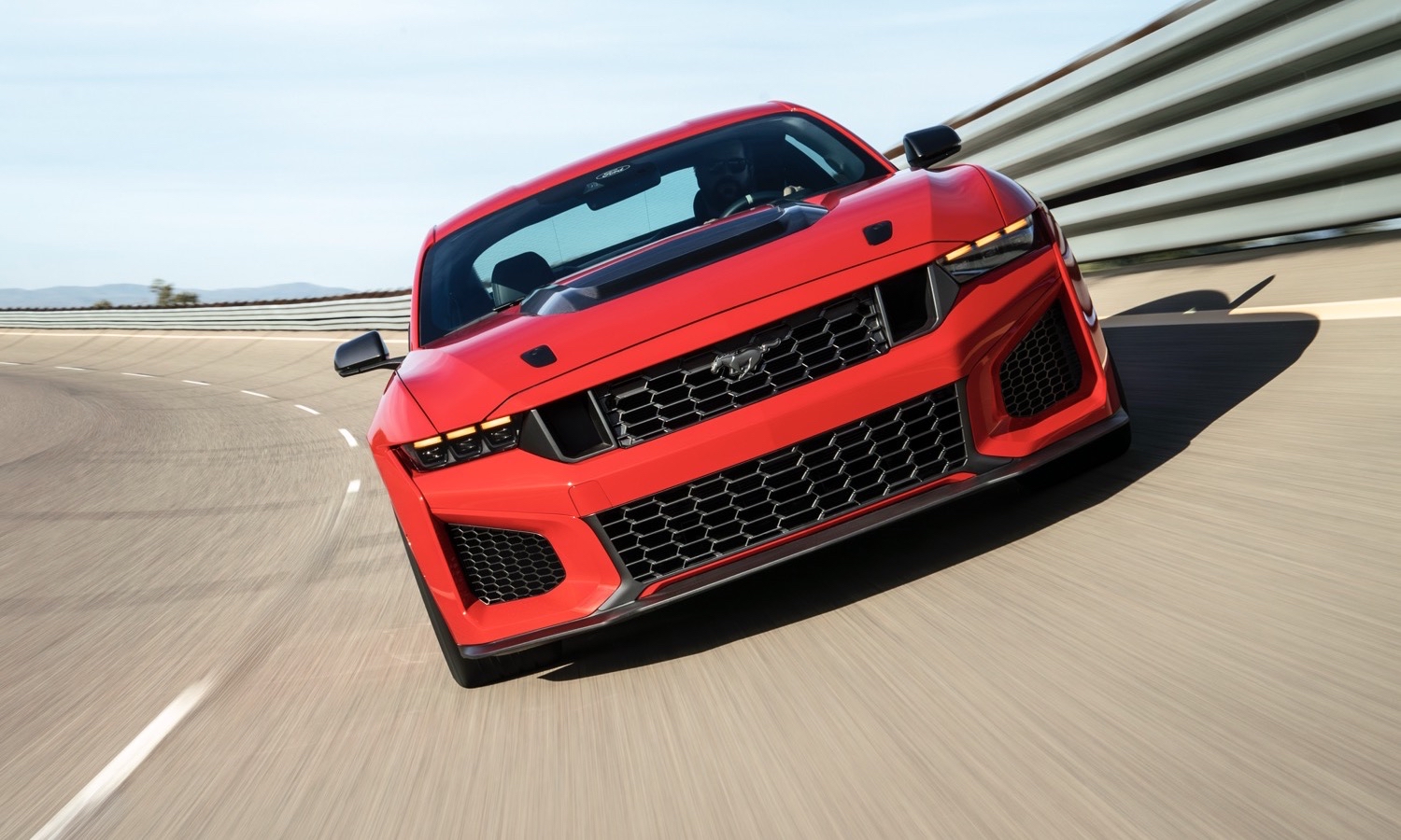 By testing alongside the Mustang® GTD supercar and Mustang GT3 race car, the Mustang Dark Horse SC carries a true racing pedigree into the hands of our customers. Prototype vehicle shown. Actual production vehicle may vary. Available summer 2026.