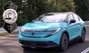 Nissan LEAF wins WWCOTY Best Compact Car 2026
