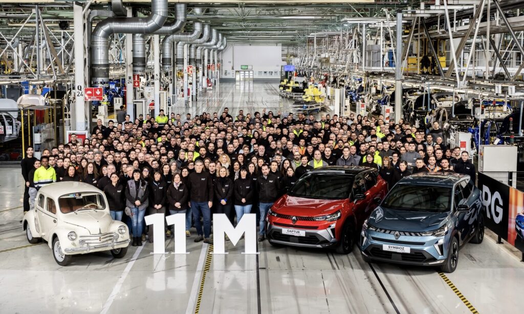 Renault fabrica 11 millones de coches en Valladolid