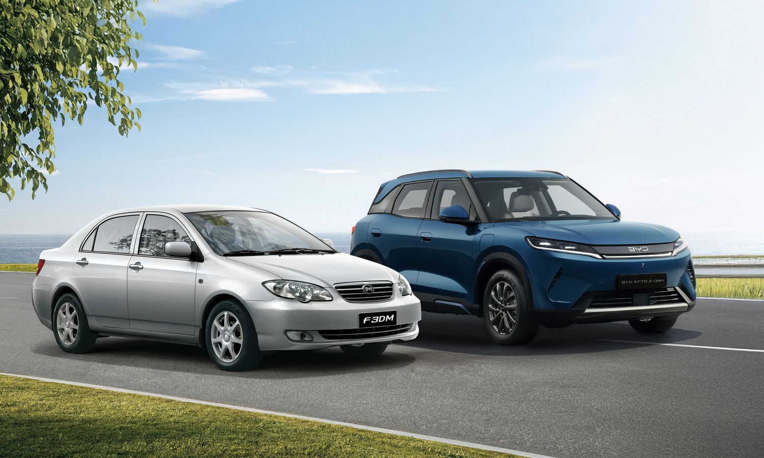 BYD F3DM y ATTO 2 DMi