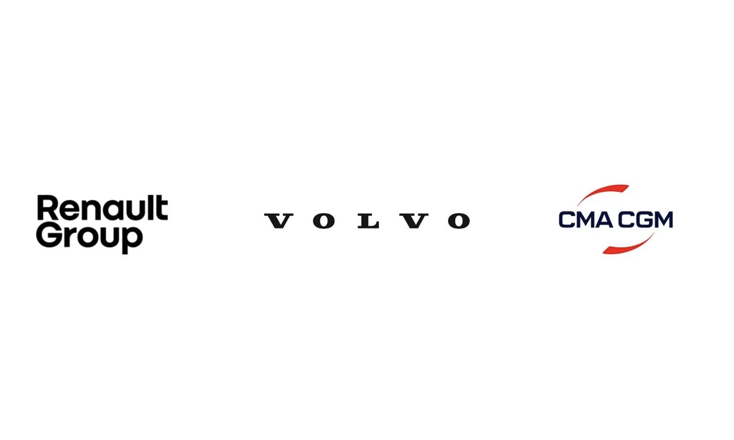 Logos Renault Group vs Volvo vs CMA CGM - Flexis