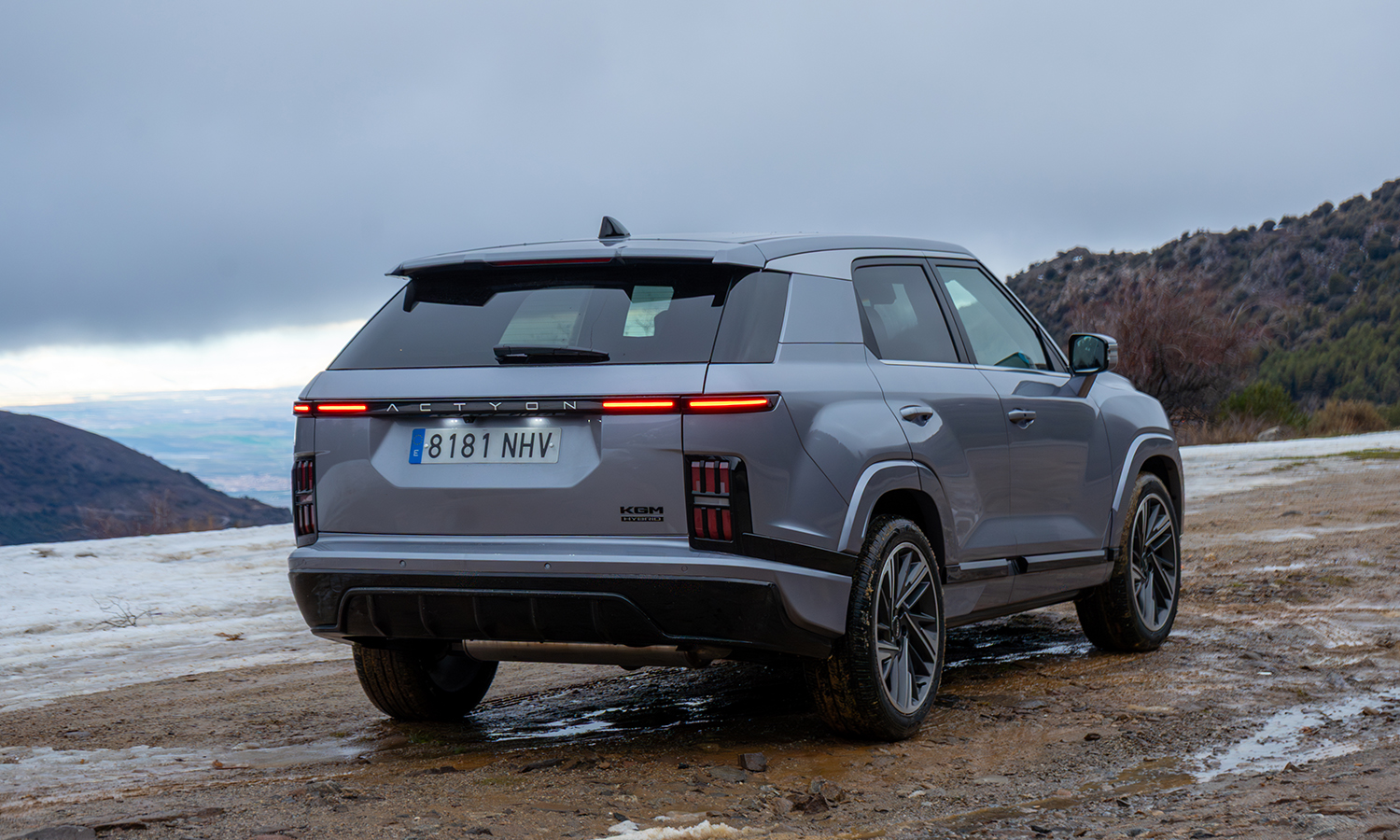 Prueba KGM Torres Actyon trasera