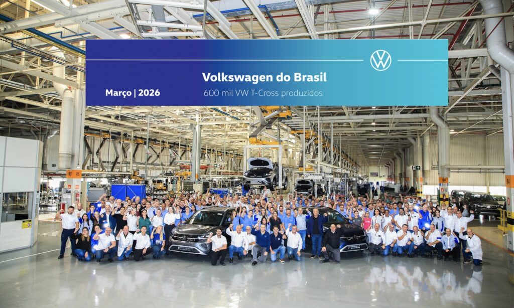 Volkswagen completa 600 mil unidades produzidas do SUV T‑Cross