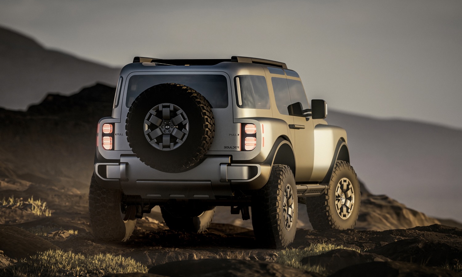 Hyundai Boulder, der neue Geländewagen, mit dem die koreanische Marke ...