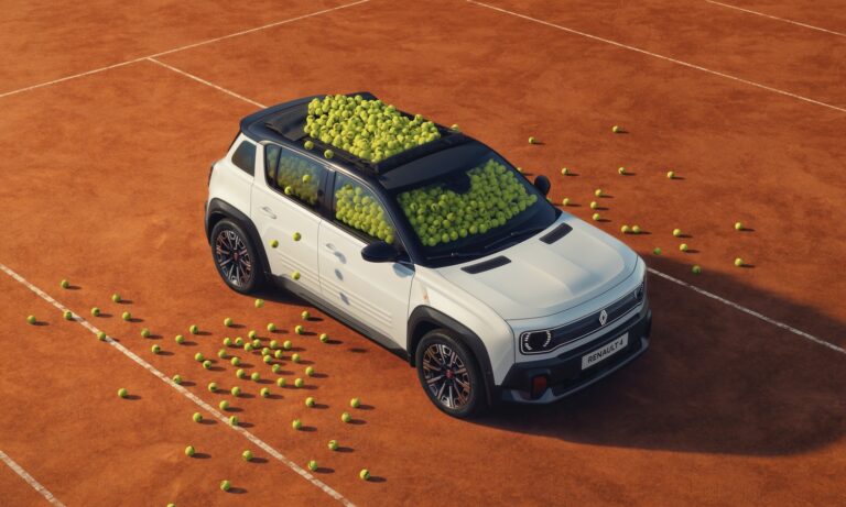 Renault 4 Roland-Garros E-Tech electric Show-car makes its global debut at Roland-Garros 2026 1