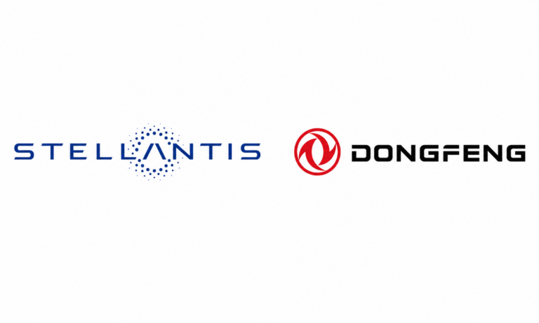 Stellantis logo vs Dongfeng logo colaboración en China