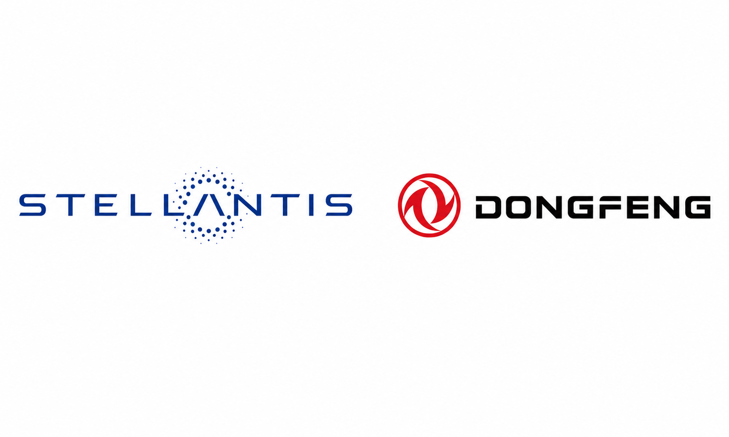 Stellantis logo vs Dongfeng logo colaboración en China