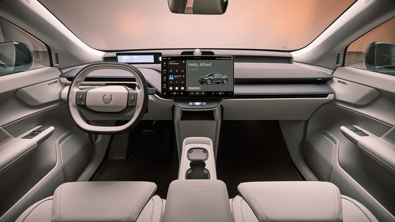 Volvo EX60 interior