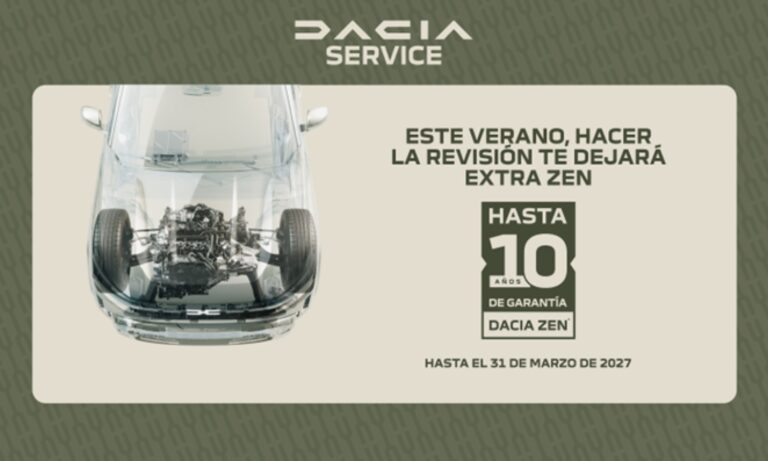 Dacia Zen 10 años de garantía