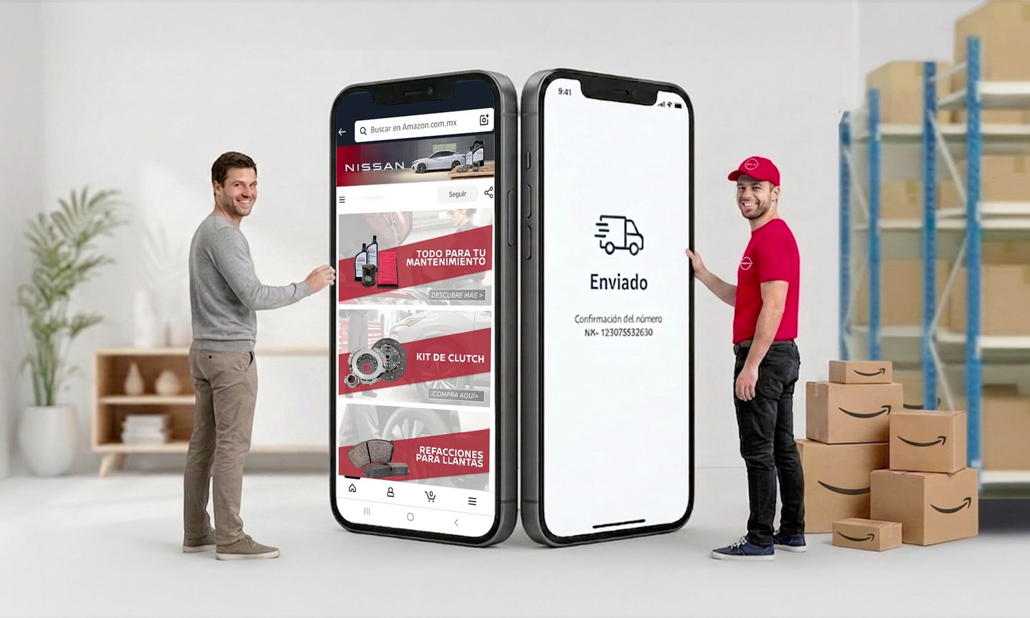 Nissan colabora con Amazon para llevar refacciones originales directo a la puerta de sus clientes