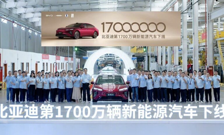 BYD 17 millones NEV 0
