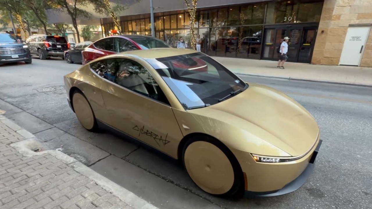 tesla taxi robot