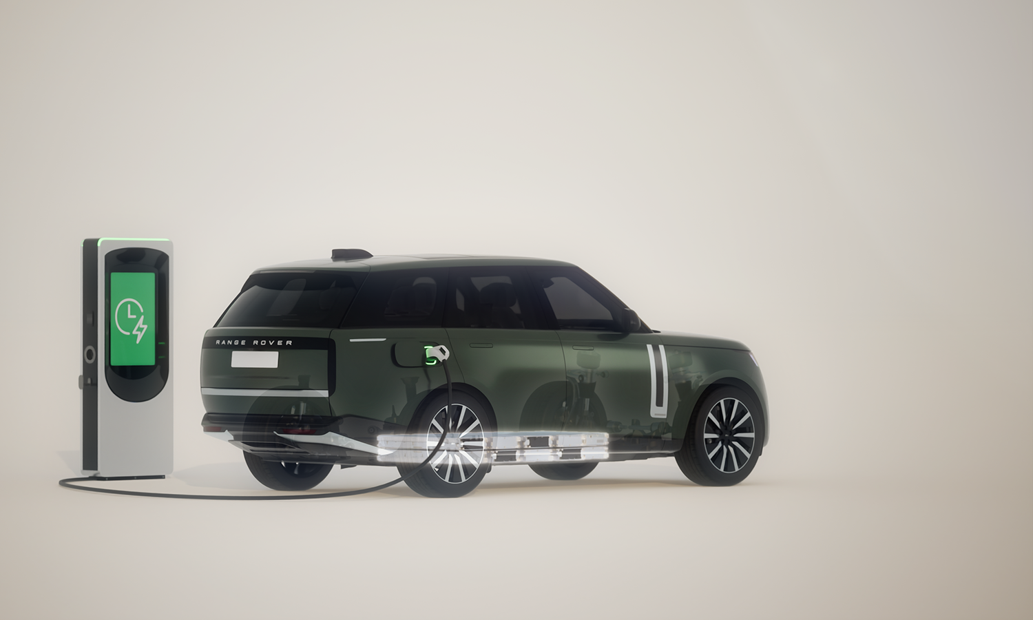 Range Rover Electric carga
